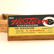Reproduction Western .44 Magnum label.