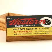 Reproduction Western .44 Special label.